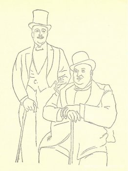 Retrato de Diaghilev y Seligsberg