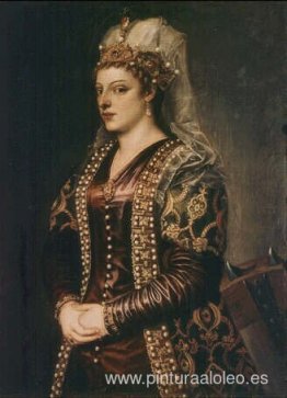 Retrato de Caterina Cornaro (1454-1510), esposa del rey Jaime II