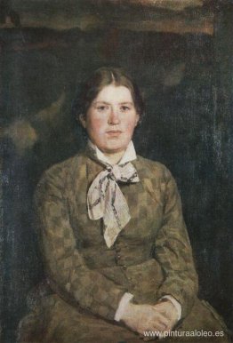 Retrato de V. Vasnetsov, la esposa del artista.