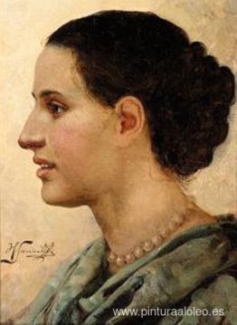 retrato de una mujer joven