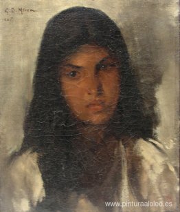 retrato de una mujer joven