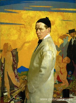 Autorretrato Sembrando nueva semilla (1913)