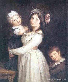 Retrato de familia de Madame Anthony y sus hijos.