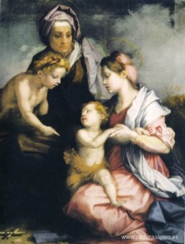 La Virgen y el Niño con Santa Isabel y San Juan Bautista