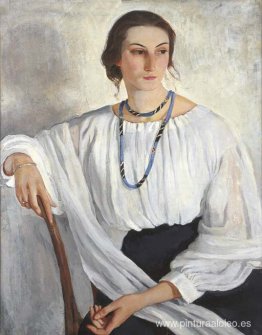 Retrato de E.E. Zelenkova de soltera Lancere