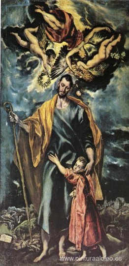 San José y el Niño Jesús