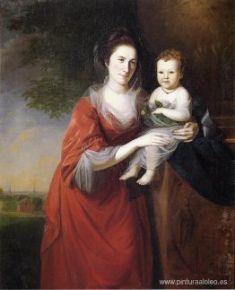 La señora John Dickenson y su hija