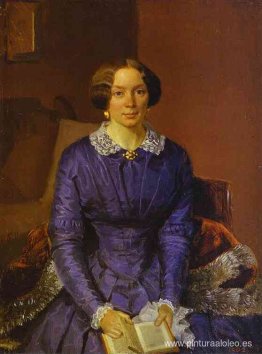 Retrato de Elizaveta Petrovna Zhdanova