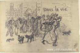 Dans La Vie - dibujo de portada de libro