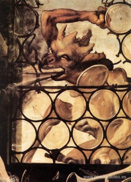 El diablo atacando la ventana (detalle de San Antonio Ermitaño d