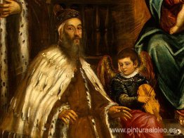 Doge Alvise I Mocenigo y familia ante la Virgen