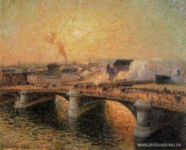 El Pont Boieldieu, Rouen, Puesta De Sol