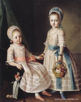 retrato de dos hermanas