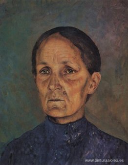 Retrato de A.P.Petrovoy-Vodkin, madre del artista