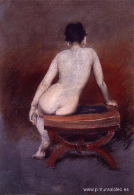 espalda de un desnudo