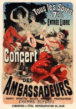 Concierto de Ambassadeurs, Campos Elíseos