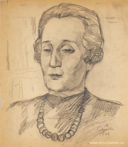 Retrato de Anna Ajmátova