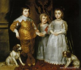 Retrato de los tres hijos mayores de Carlos I