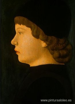 Retrato de perfil de un niño