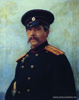 Retrato del ingeniero militar, el capitán A. Shevtsov, hermano d