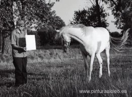 Sin título (Caballo), Pintura invisible/Energía