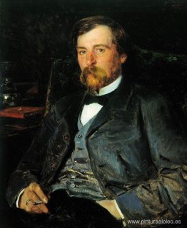 Retrato del artista Illarion Mikhailovich Pryanishikov