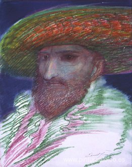 AUTORRETRATO CON SOMBRERO DE PLUMAS