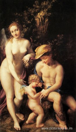 Venus con Mercurio y Cupido (La Escuela del Amor)