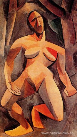 Una dríada (Desnudo en el bosque)