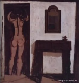 Desnudo en una habitación