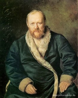 Retrato del dramaturgo Alexander Ostrovsky