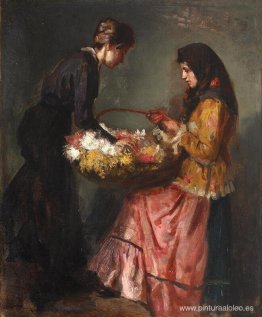 niña de las flores