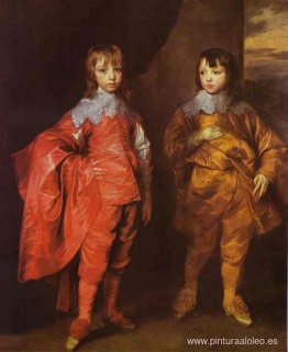 George Villiers, segundo duque de Buckingham y su hermano Lord F