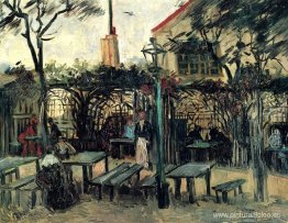 Terraza de un café en Montmartre "La Guinguette"