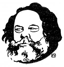 Anarquista y filósofo ruso Mikhail Bakunin