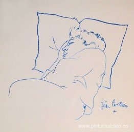 Raymond Radiguet durmiendo