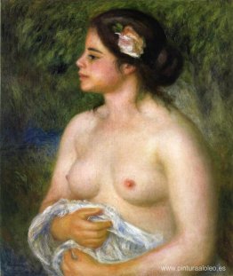 Gabrielle con una rosa (La mujer siciliana)