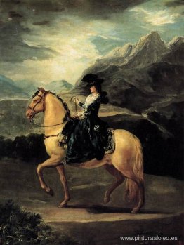 Retrato de María Teresa de Vallabriga a caballo