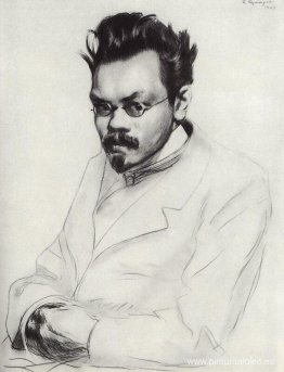 Retrato del escritor A.M. remízov