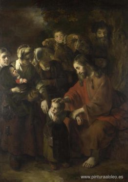 Cristo bendiciendo a los niños