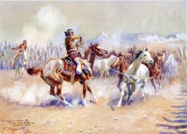 Cazadores de caballos salvajes navajos