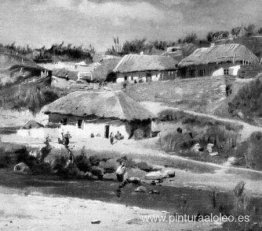 Cabañas en día de verano