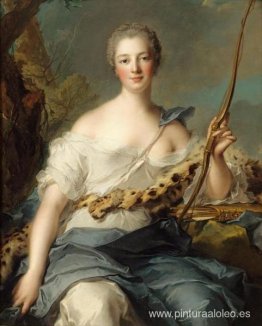 Jeanne-Antoinette Poisson, marquesa de Pompadour como Diana