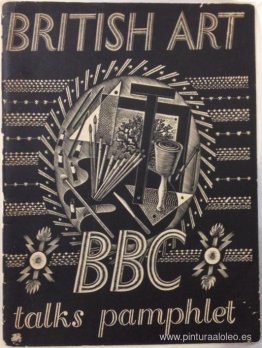 Folleto de charlas sobre arte británico de la BBC