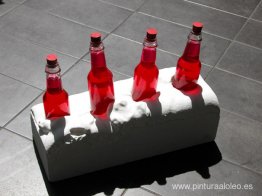 botellas rojas