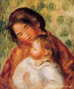 mujer y niño