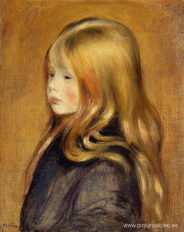 Retrato de Edmond Renoir, hijo.