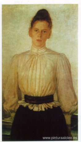 Retrato de María Tolstaya, hija de León Tolstoi