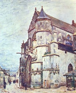 Iglesia de Moret después de la lluvia