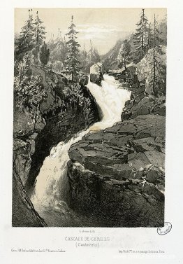 Cascada de Cérizet (Cauteretz (es decir, Cauterets))